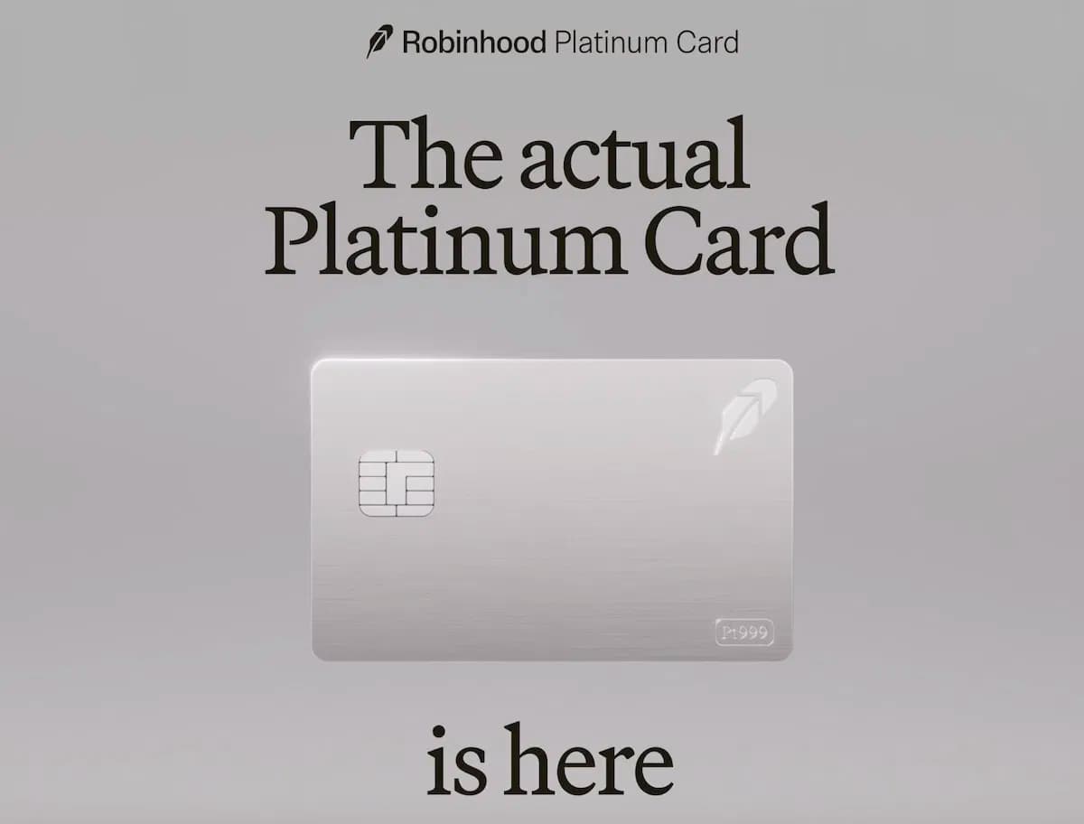 robinhood platinum card
