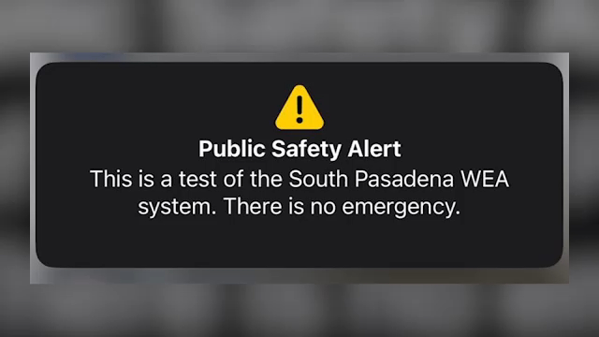 public safety alert