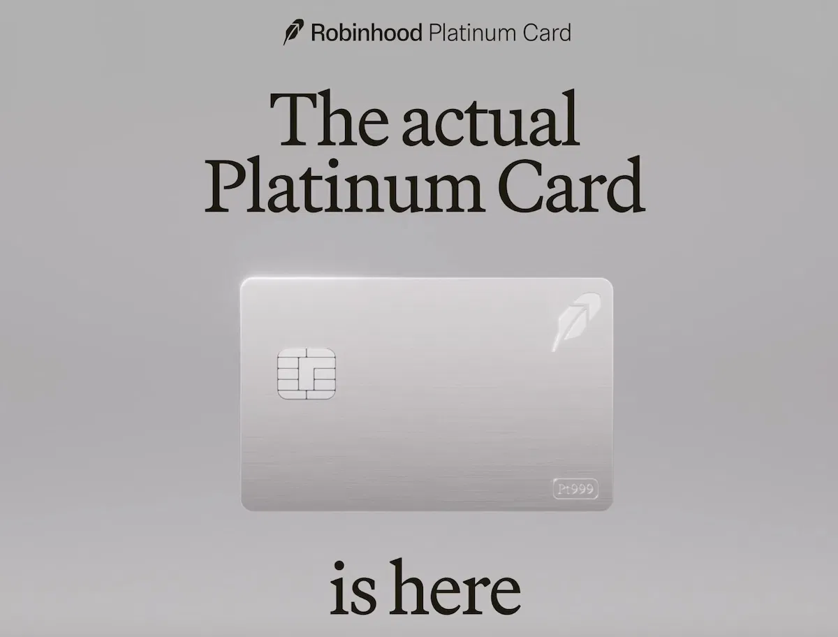 robinhood platinum card