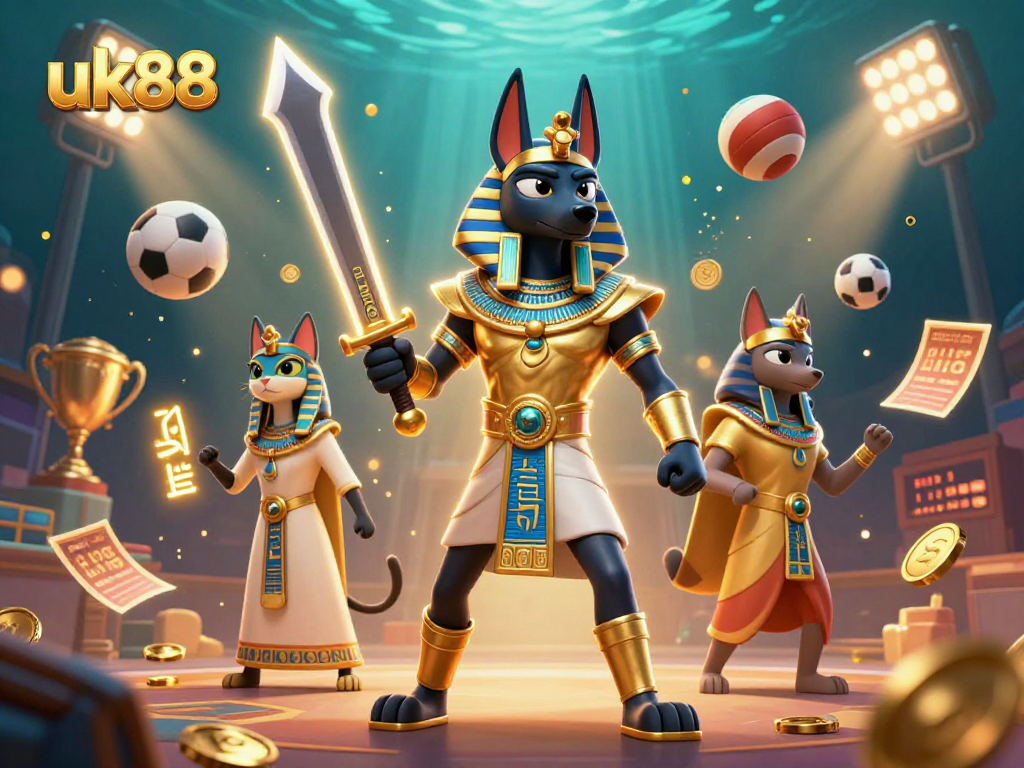 Engage in thrilling gameplay with uk88, where ancient warriors meet modern sports betting and vibrant visuals.