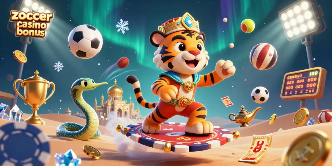 Erhalte den Zoccer Casino Bonus mit einer reichhaltigen, dynamischen Spielszene voller Spannung.