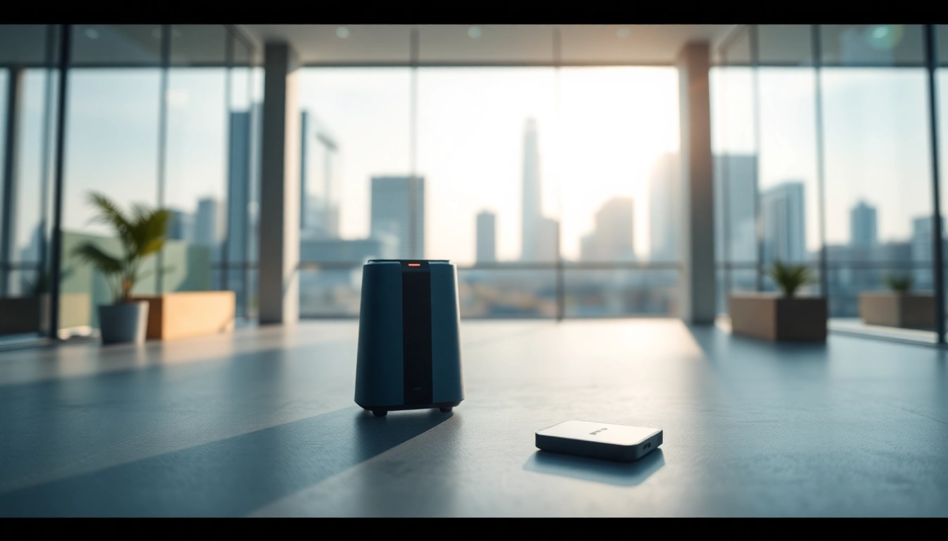 Evodrop Beobachter innovative features highlighted in a professional setting with a techy vibe.
