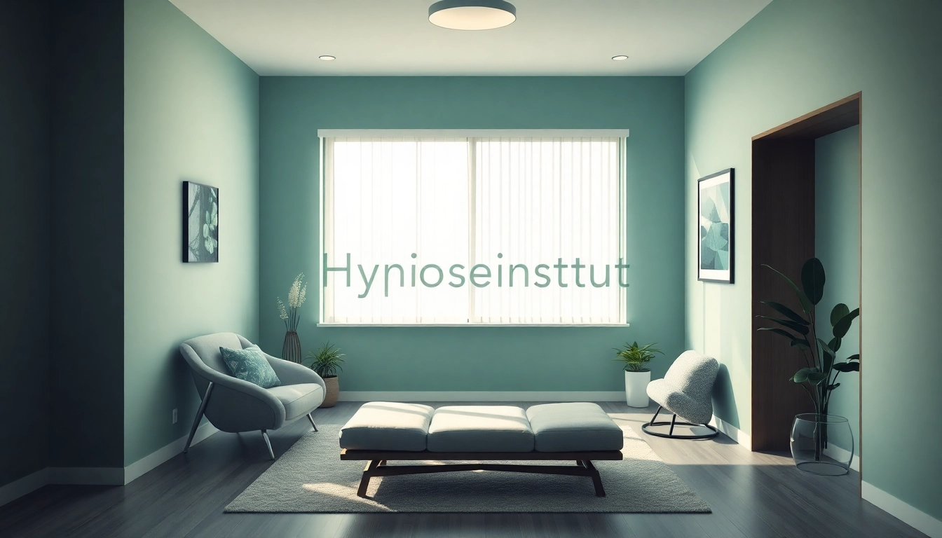 Entspannung in einem Hypnoseinstitut mit beruhigender Atmosphäre und modernem Interieur.