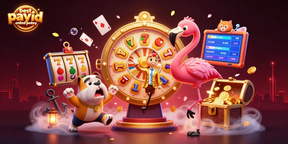 Experience the excitement of the best payid online pokies with colorful characters and vibrant casino elements.