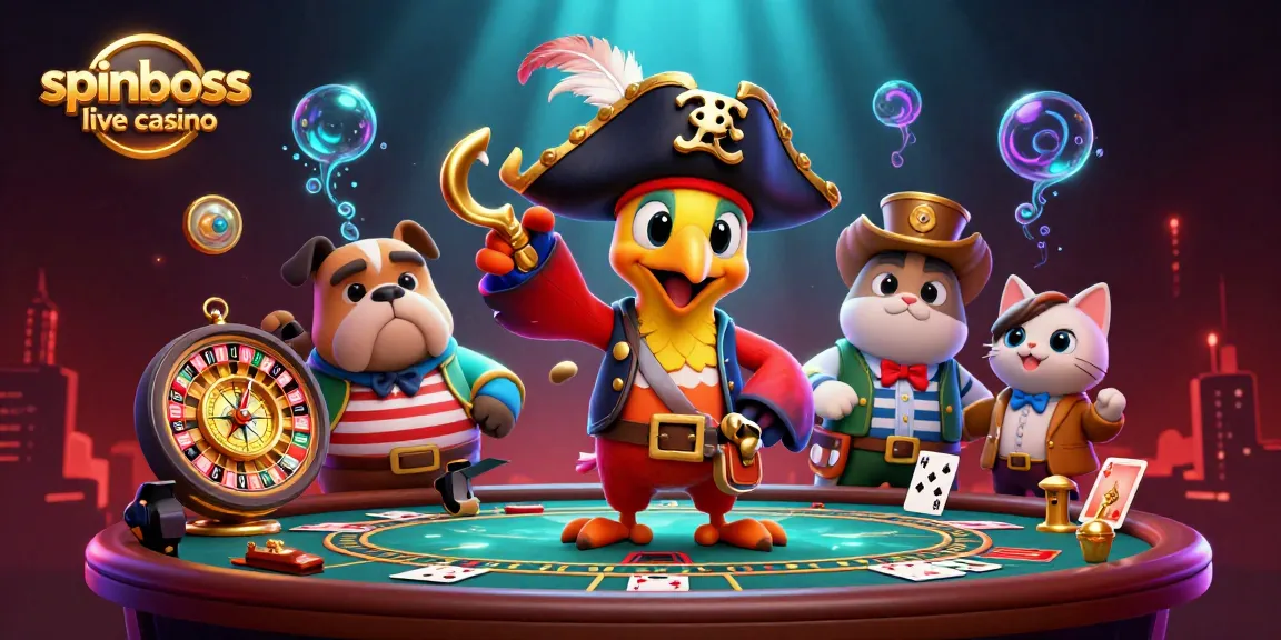 SpinBoss Live Casino: Spielen Sie an echten Live-Tischen mit echten Dealern in Echtzeit.