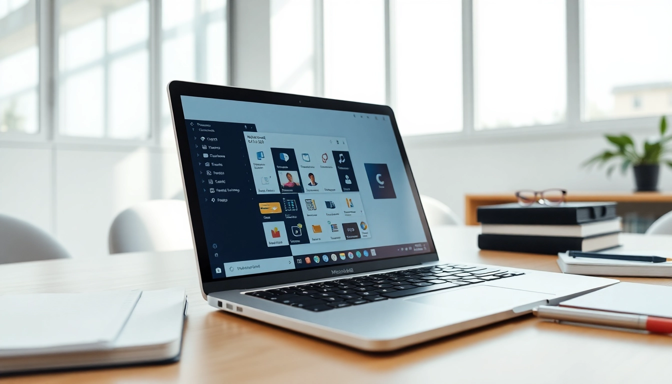 Office 2024 Komplettpaket mit Outlook kaufen auf modernem Laptop in hellem Raum