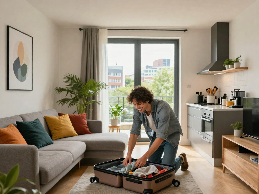 Moderne Unterkunft mit Monteurzimmer Hannover für flexible Buchungszeiträume und komfortable Ausstattung.