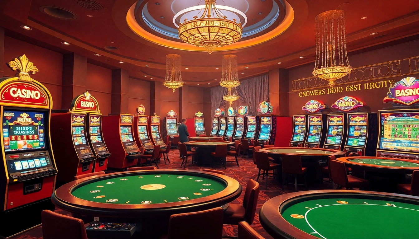 Online Casino ohne Lizenz: Genießen Sie die aufregende Atmosphäre mit bunten Spielautomaten und lebhaften Spieltischen.