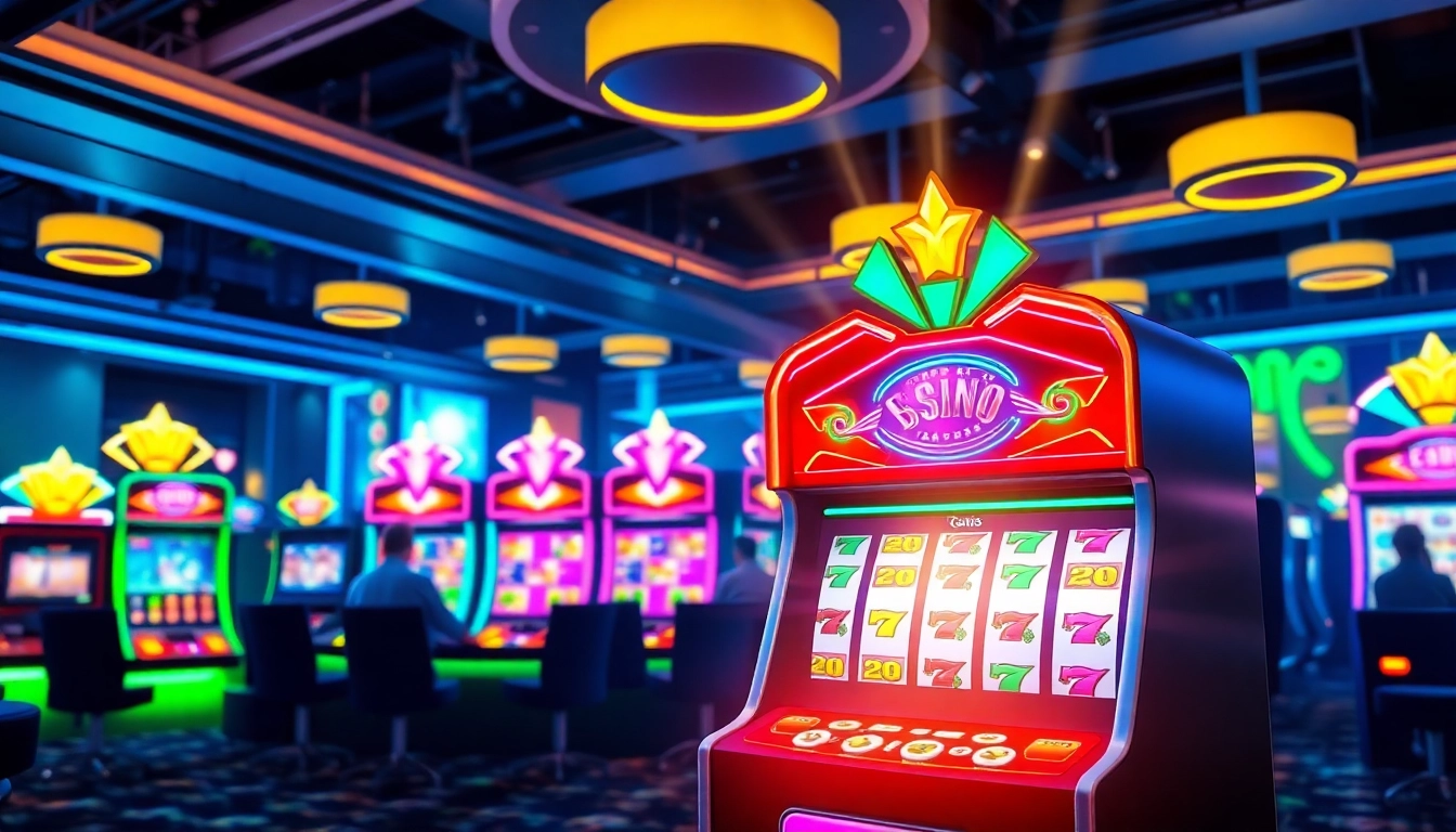 Erleben Sie spannende Spiele in Online-Casinos echtgeld mit bunten Spielautomaten und engagierten Spielern.