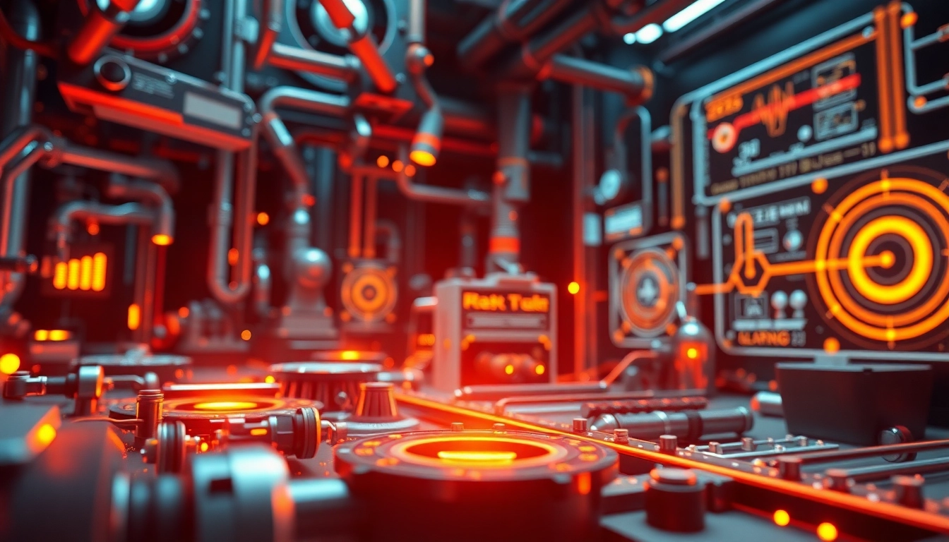 Technische Animation in 3D, präzise Darstellung komplexer Designs und Verfahren in einem dynamischen Umfeld.