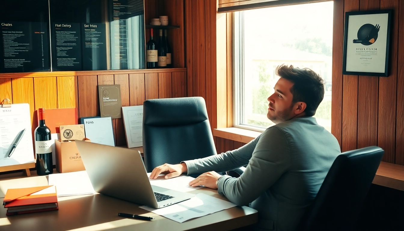 Headhunter Gastronomie in action with a professional atmosphere and culinary props.