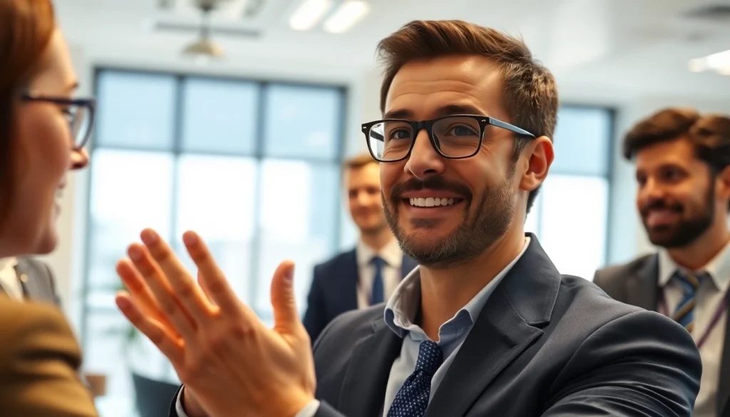 Headhunter IT berät Kunden in einem modernen Büro und vermittelt Professionalität.