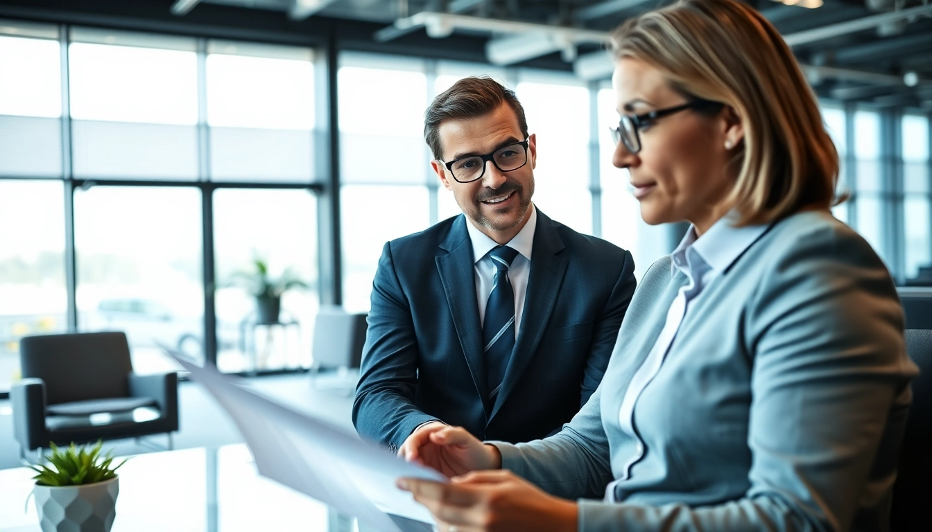 Der Headhunter Schweiz interviewt Kandidaten in modernem Büro.